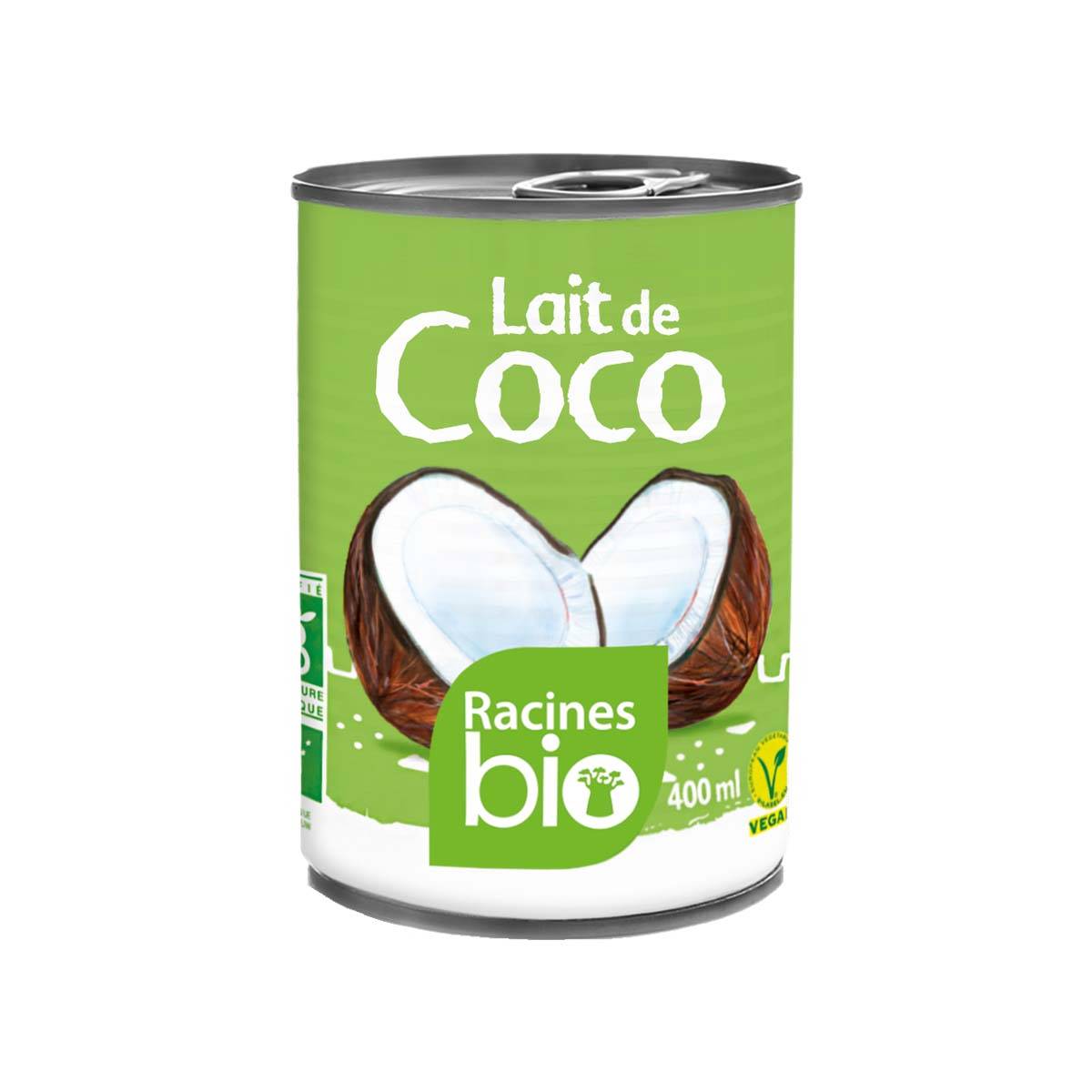 Lait de coco bio 400ml Racines