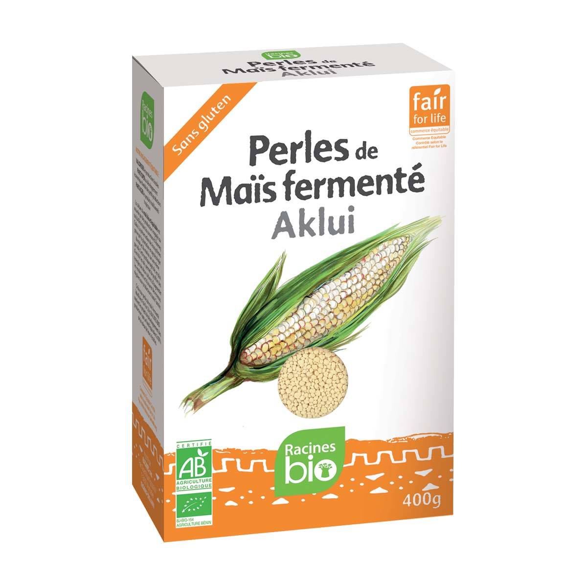 Perles de Mais bio et sans gluten 400g