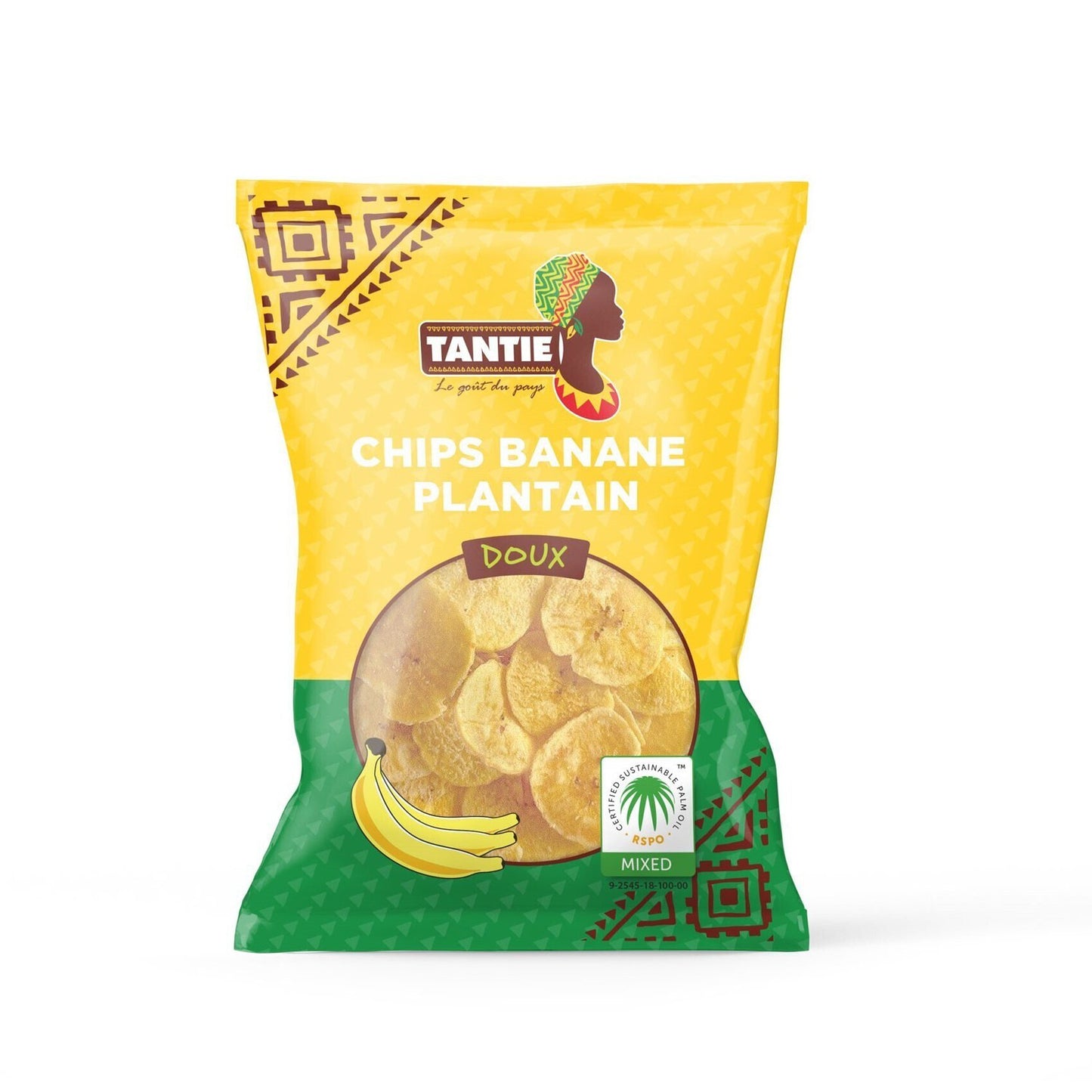 Chips Banane Plantain doux Tantie 85g