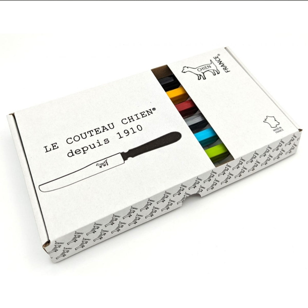 Coffret de 6 Couteaux Chien ® édition Multicolor