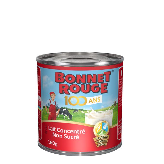 Lait concentré crémeux 160g BONNET ROUGE