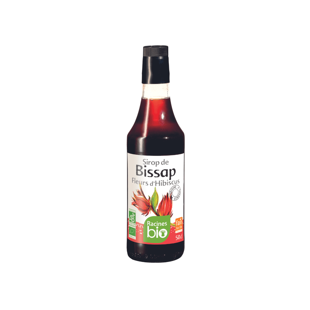 Sirop de canne hibiscus 50cl Racines bio