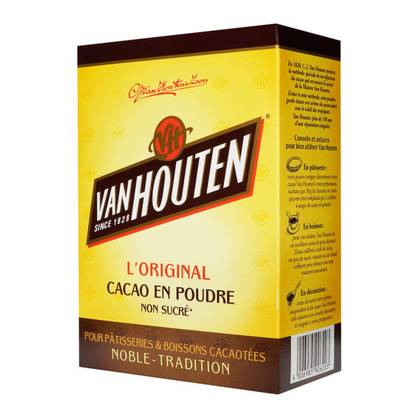Poudre de Cacao en poudre non sucré Van Houten 250 g