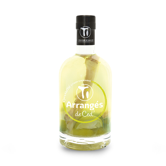 Rhum arrangé gwmare citron 32° 450 cl Ti Cèd