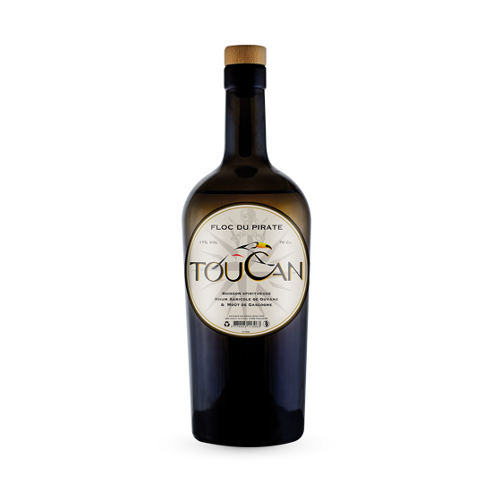 Rhum épicé Toucan LE FLOT PIRATE - Guyane 45° 70cl