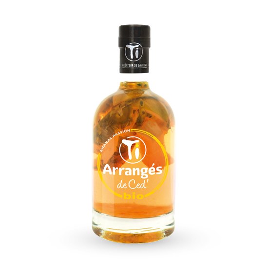 Rhum arrangé ananas passion BIO 32° Ti Cèd