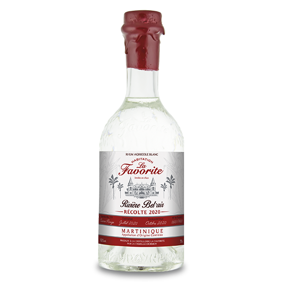Rhum agricole rivière Bel Air 2020 La Favorite 53°