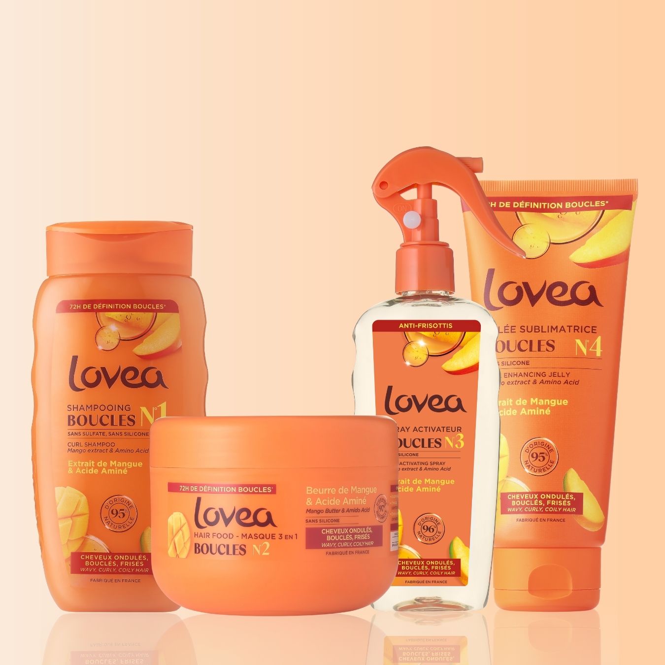 Coffret Routine Cheveux Bouclés, Extrait au Beurre de Mangue