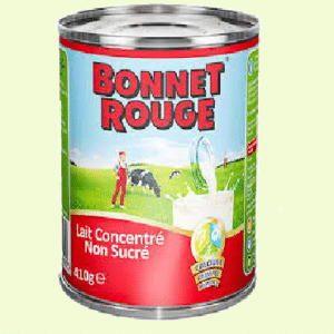 Lait concentré crémeux 410g BONNET ROUGE