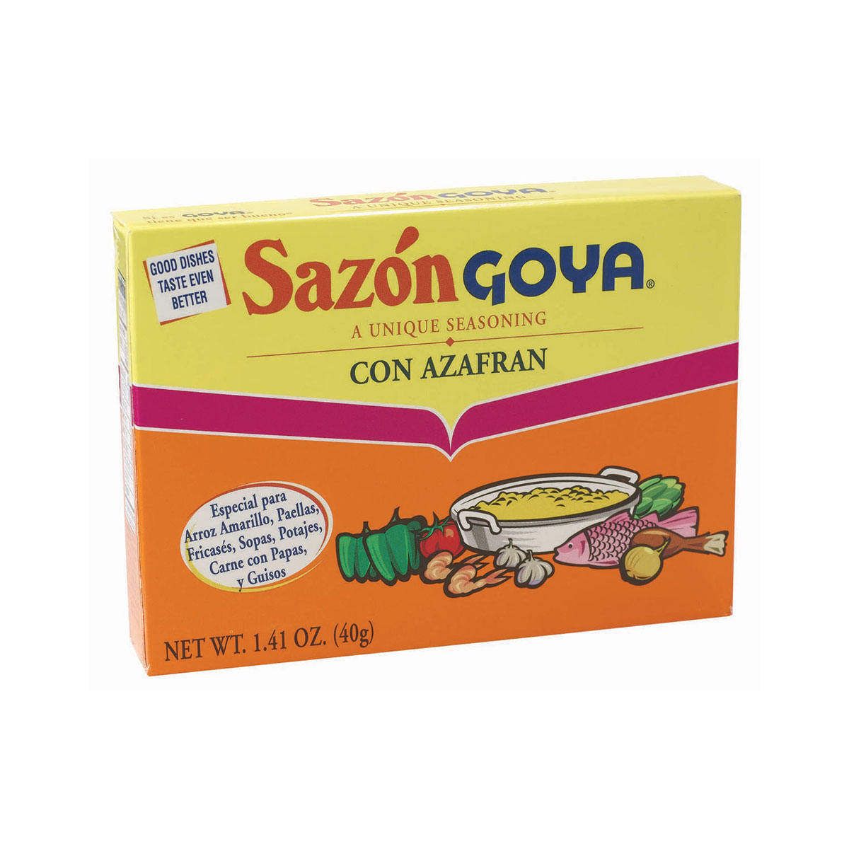 Cube assaisonnement Safran Goya 1.41oz 40g