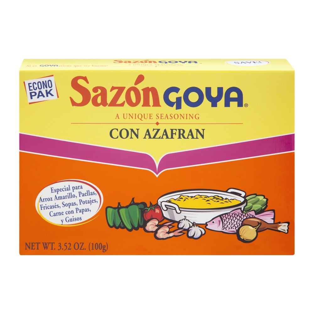 Cube assaisonnement Safran Goya 3.52oz 100g