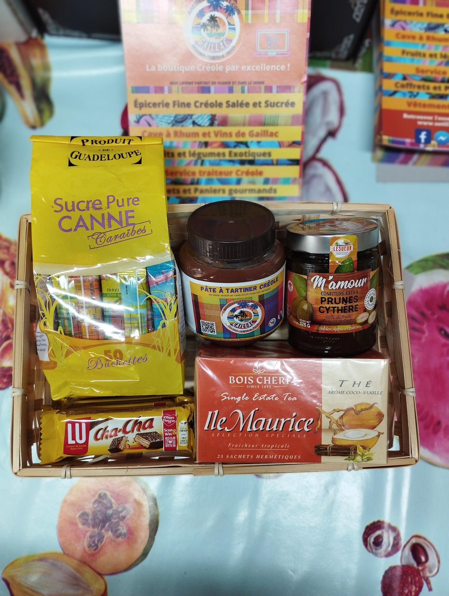 Coffret Kit petit déj' Guadeloupe/Martinique