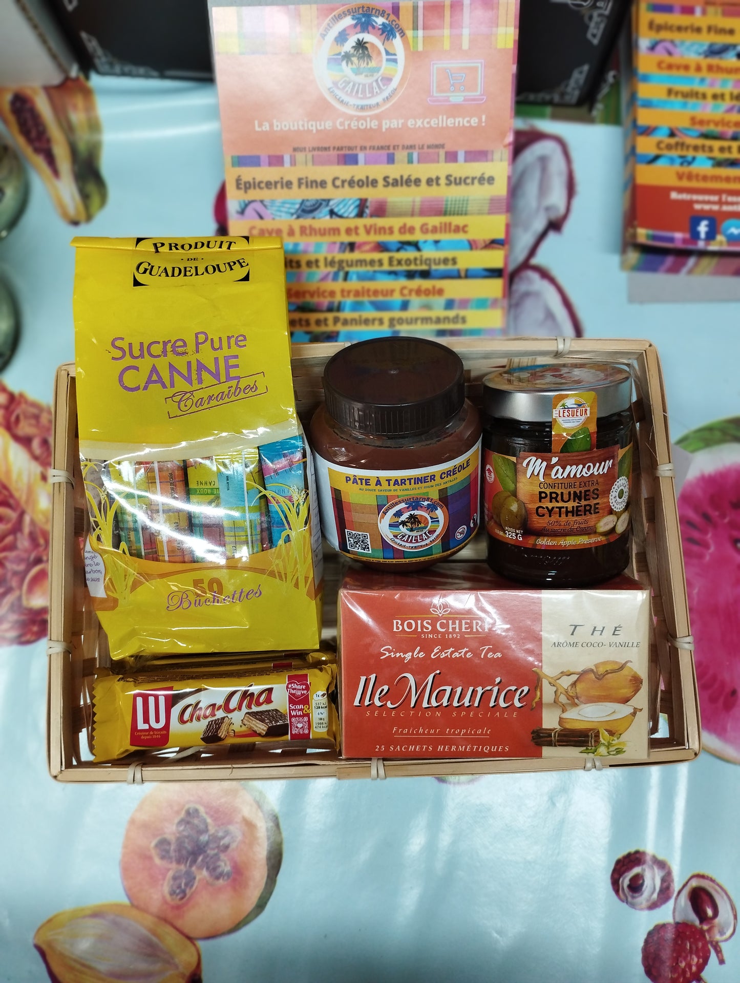 Coffret Kit petit déj' Guadeloupe/Martinique
