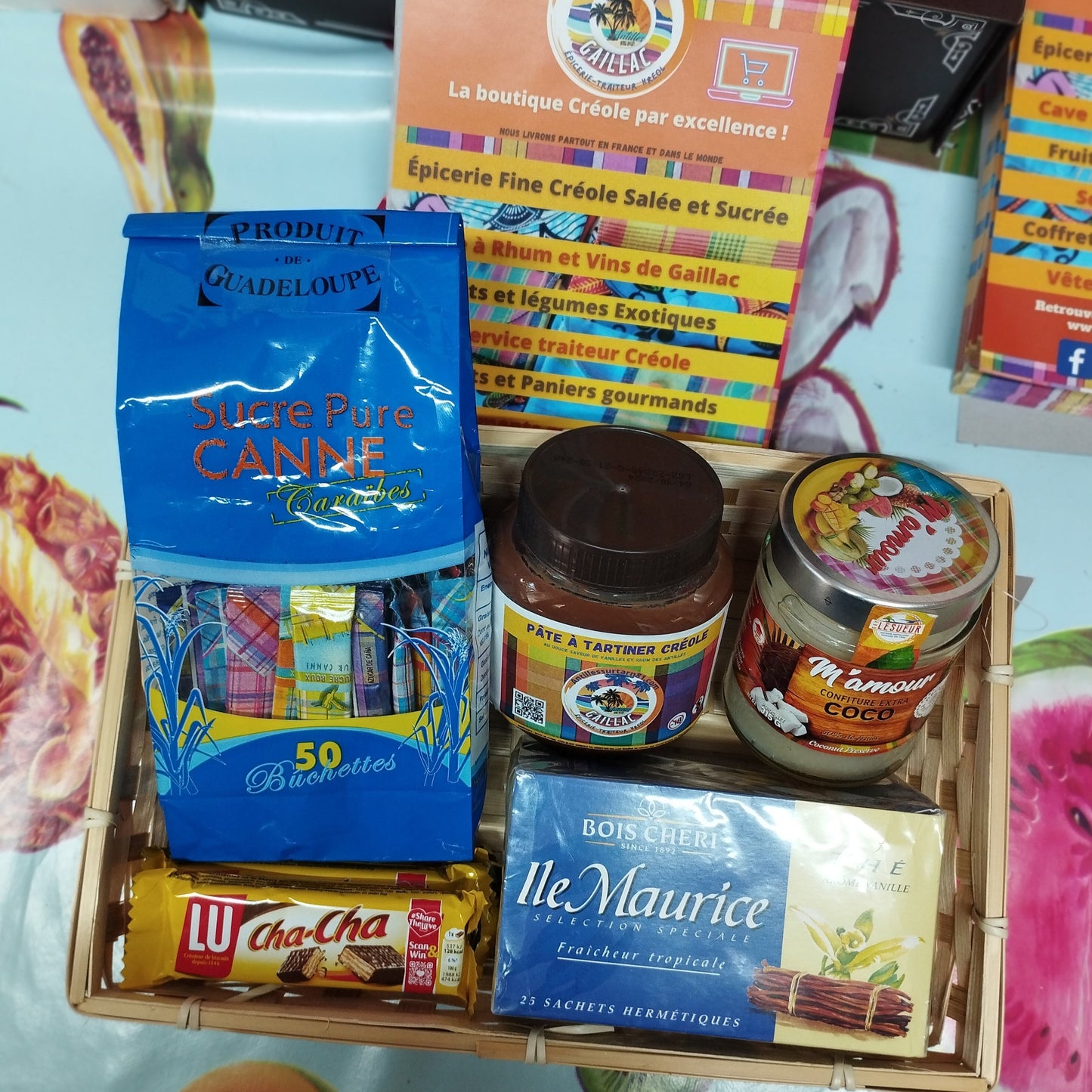 Coffret Kit petit déj' Guadeloupe/Martinique