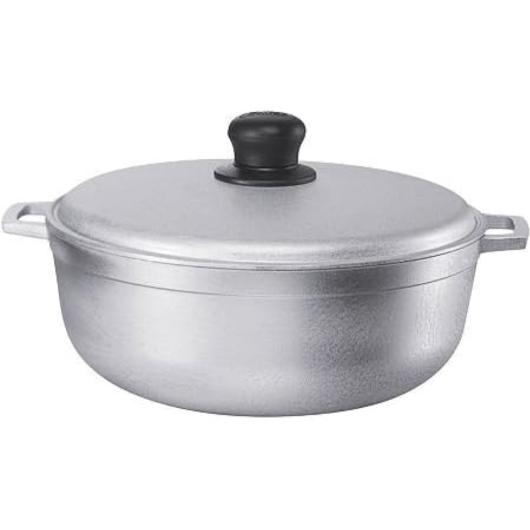 Marmite créole avec couvercle en fonte d'aluminium