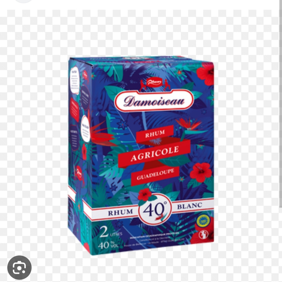 Rhum Damoiseau blanc 40° Cubi 2L