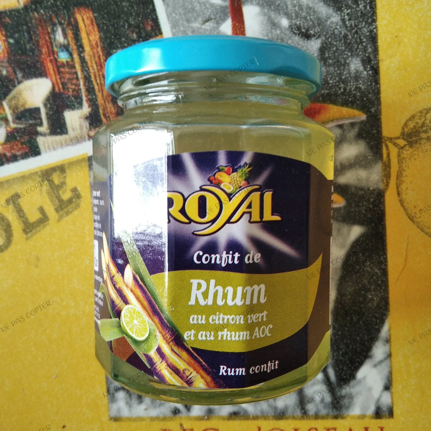Confiture au Rhum arôme Citron vert Royal 300g