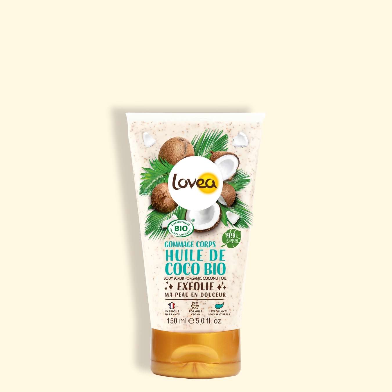 Gommage Corps huile de coco bio LOVEA