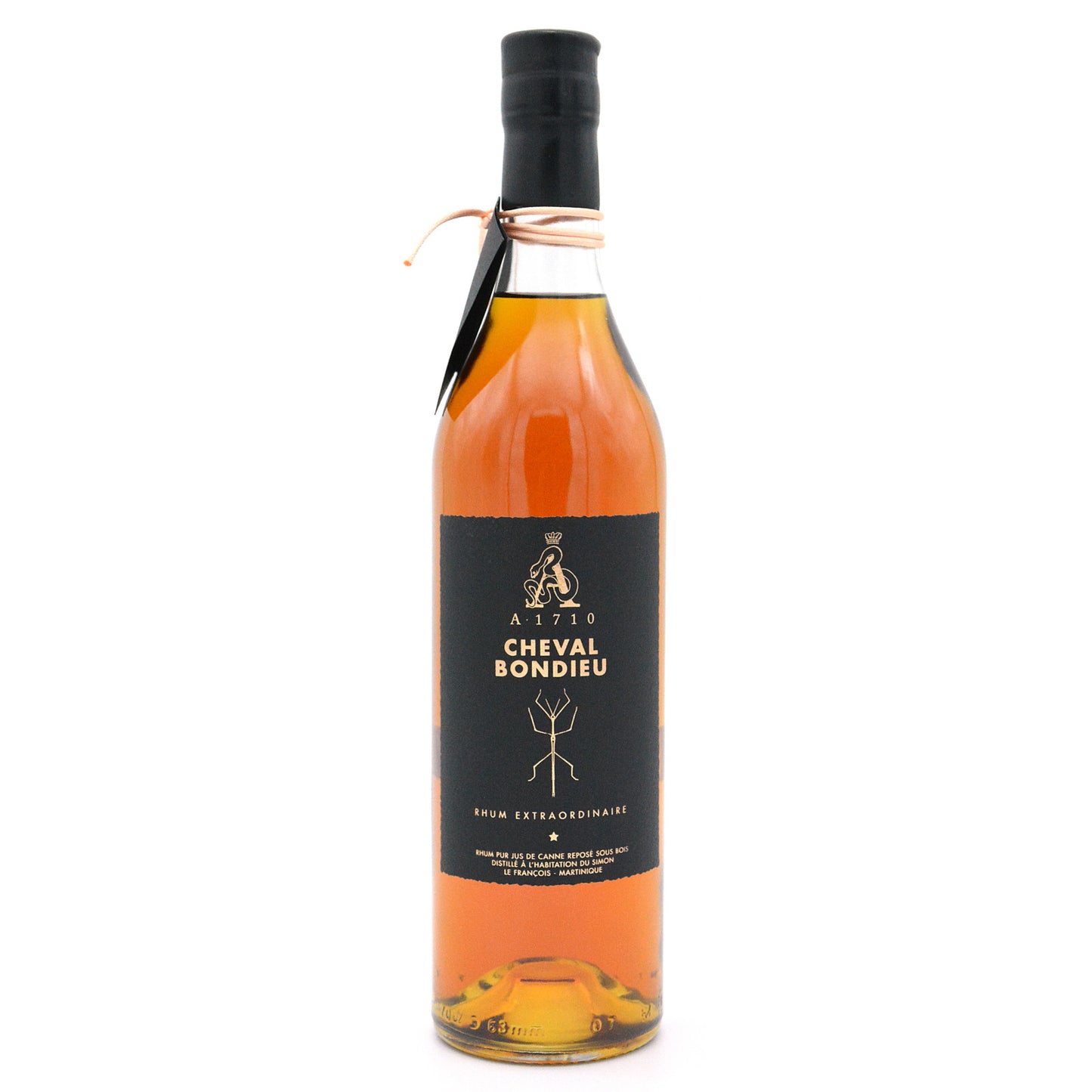 Rhum Ambré A1710 - CHEVAL BONDIEU - 51,5° - 70CL