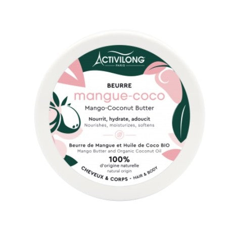 Beurre MANGUE COCO BIO cheveux et corps 100ML Activilong