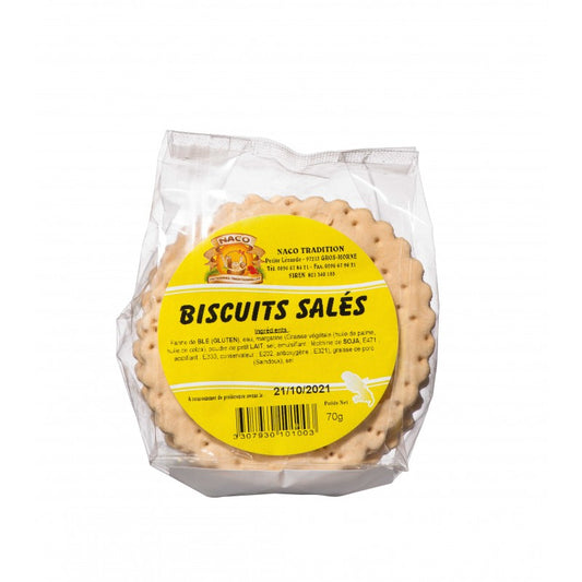 Biscuits salées Créole Naco 70g
