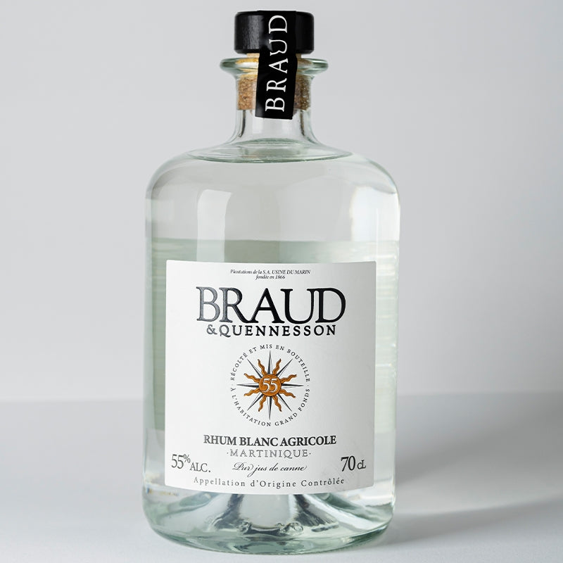 Rhum Braud & Quennesson Rhum Blanc 55° Martinique