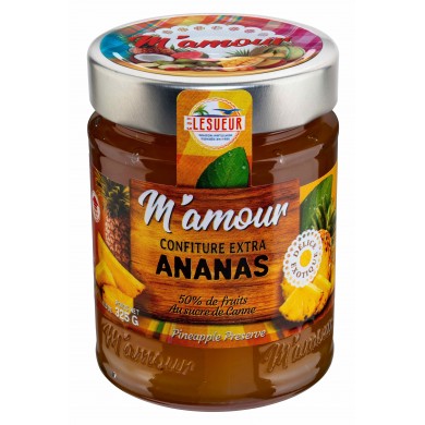 Confiture 325g M'amour Guadeloupe - Lot de 12