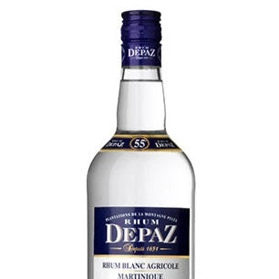 Rhum Blanc Depaz CUVÉE DE LA MONTAGNE PELEE AOC 50° 100cl Martinique