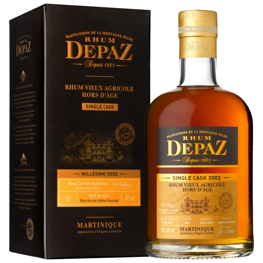 Rhum Vieux Depaz Millésime 2003