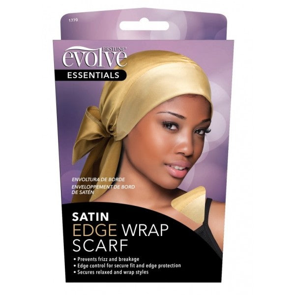 Foulard de tête en satin EDGE WRAP SCARF (Evolve)