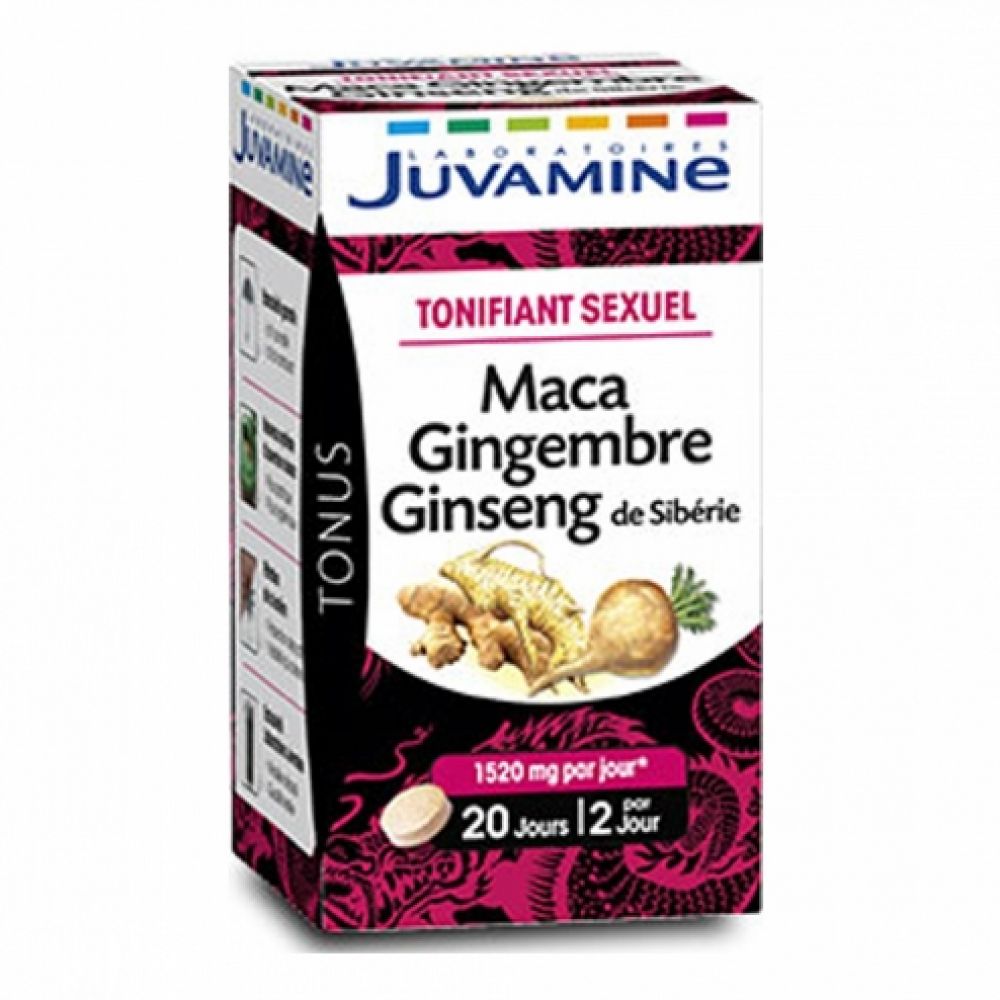 Juvamine Maca et Gingembre Tonifiant Bio