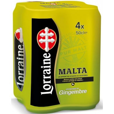 Malta Lorraine gingembre 4 x 50cl Martinique