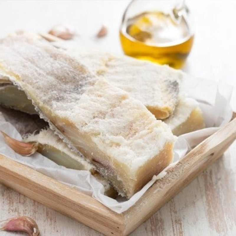 Juliennes salées séchées "morue" en darnes 500g