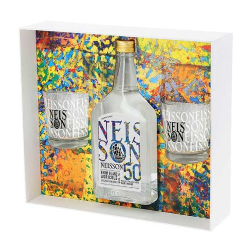 Coffret Rhum Agricole Neisson 2 Verres 50° - Martinique