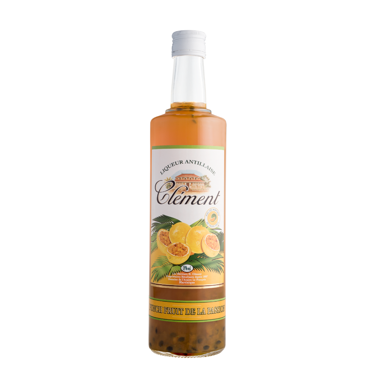 Punch Clément - Fruit de la Passion - 18° 70cl