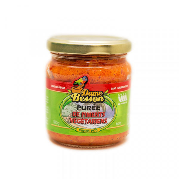 Purée de piments végétariens 90g Dame Besson - Lot de 12