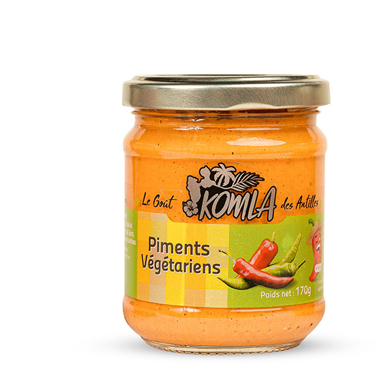 Purée de piment végétarien 170g Komla