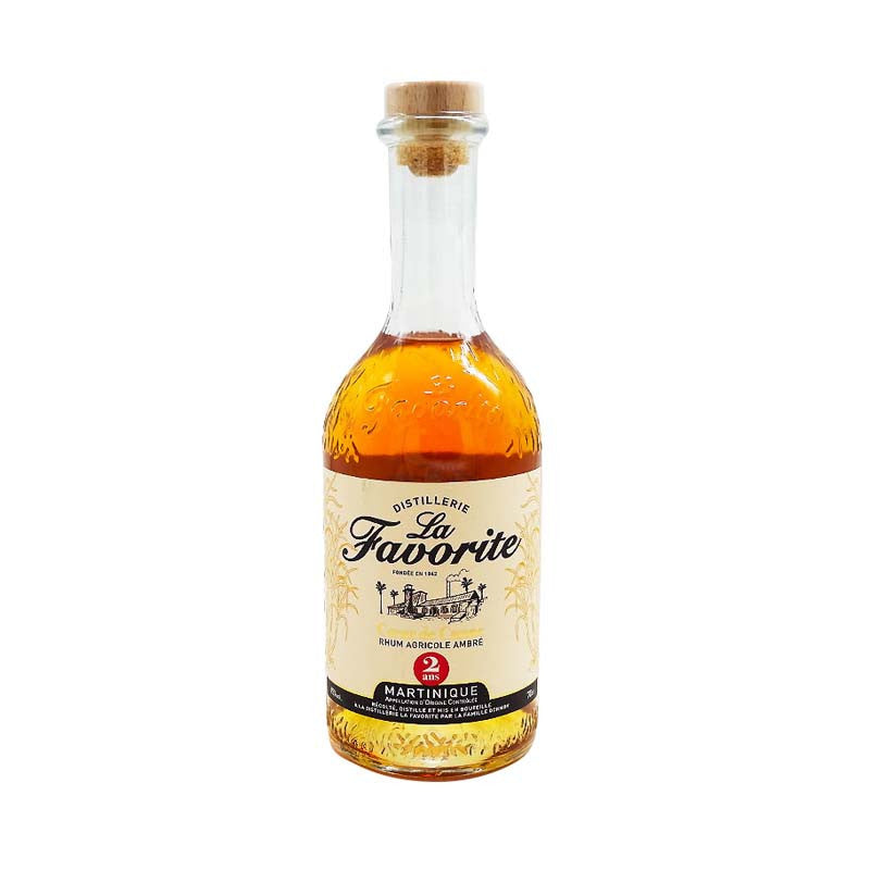 Rhum Ambré La Favorite Cœur de canne- 2 ANS 45° - 70CL