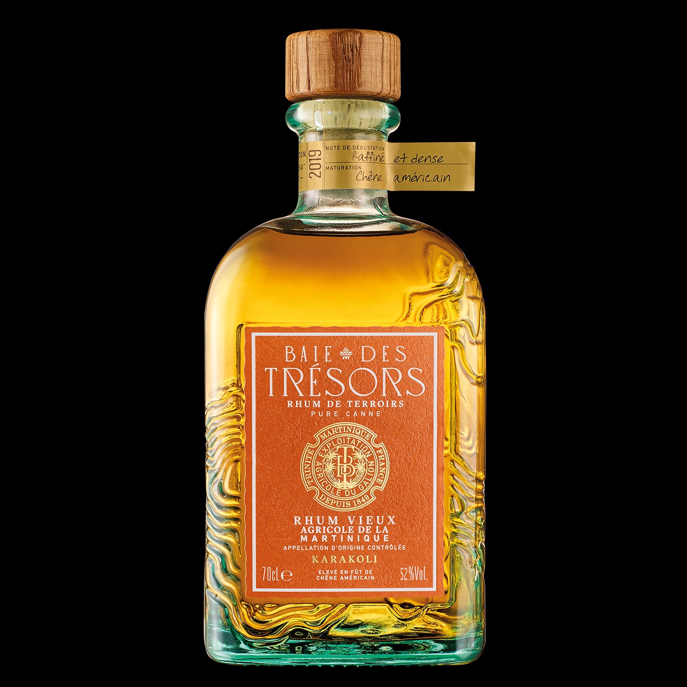 Rhum Vieux Agricole Baie Des Trésors - KARAKOLI - 70CL - 52°
