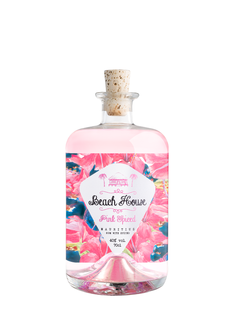 Rhum agricole 40° 1L BEACH HOUSE Pink