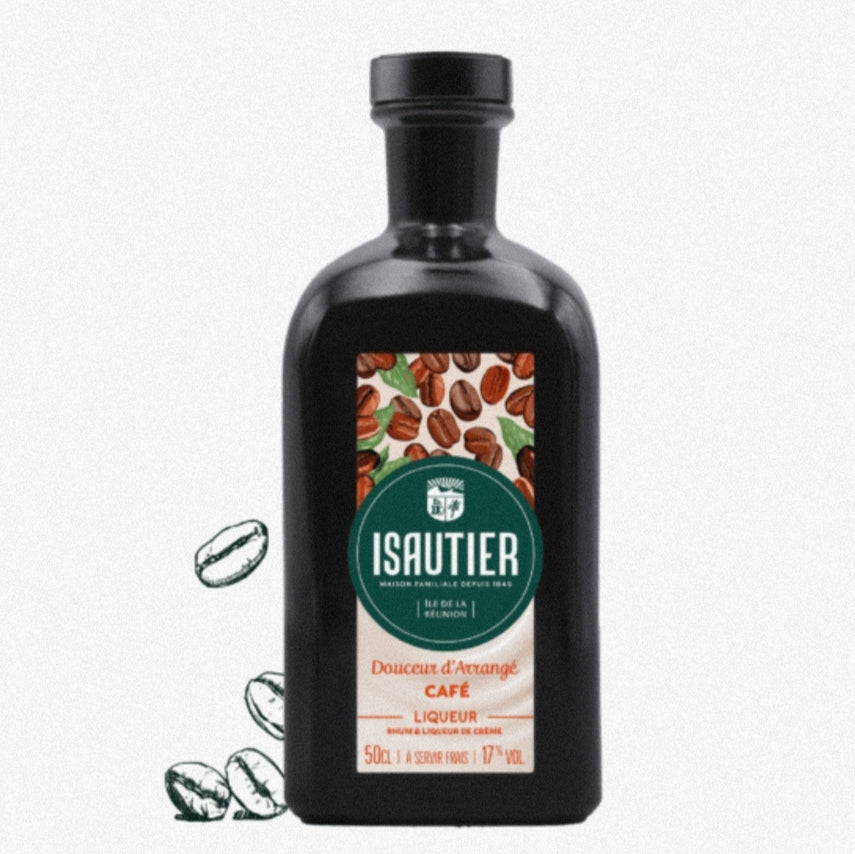 Rhum Arrangé Isautier Douceur café - 17° - 50cl