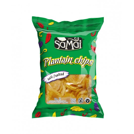 Chips de bananes salées 75g Samai - Lot 15