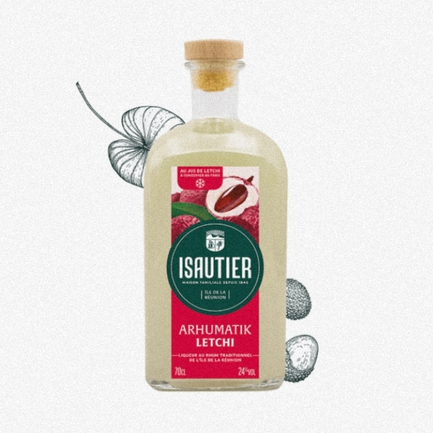 Rhum Arhumatik Litchi 24° ISAUTIER 70cl