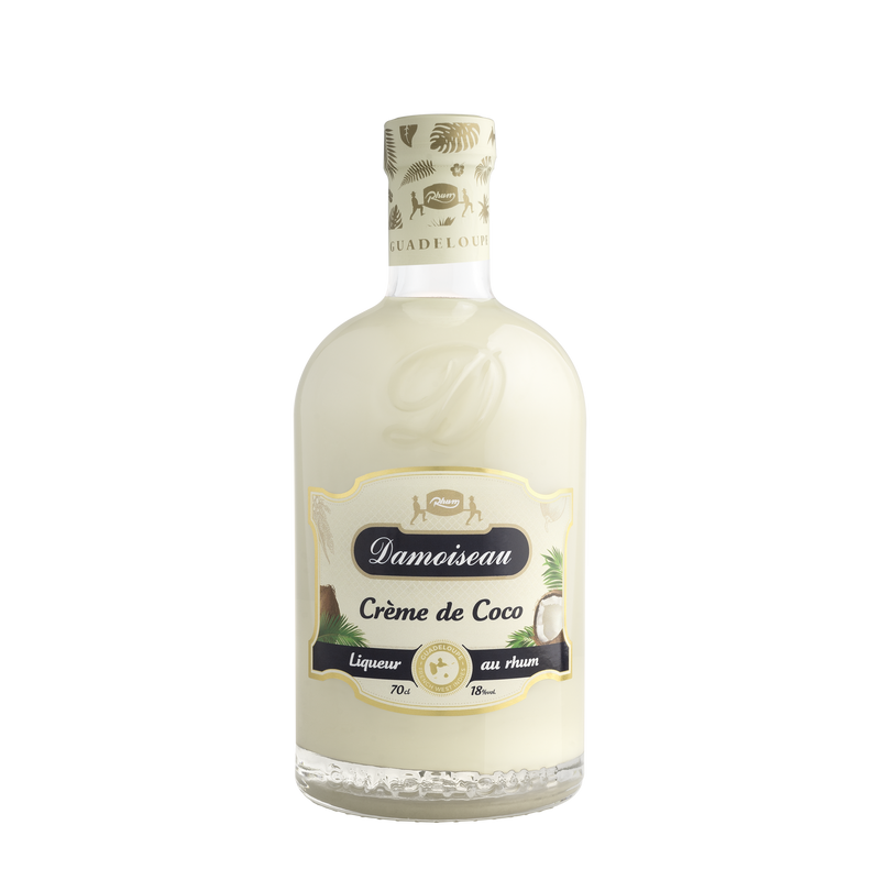 Rhum Crème de coco Damoiseau 18° 70 cl