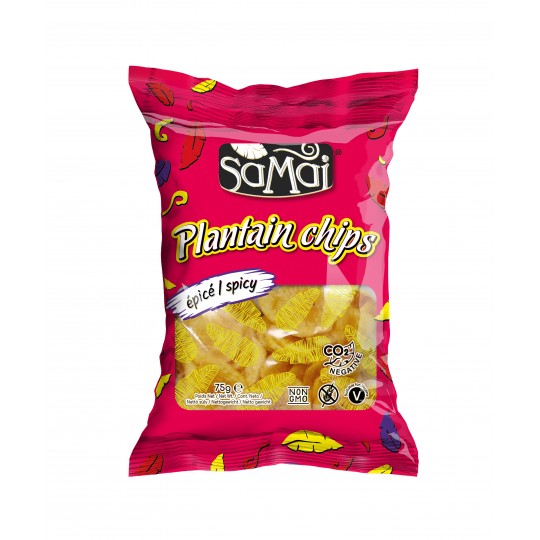 Chips de bananes pimentées 75g Samai - Lot de 15