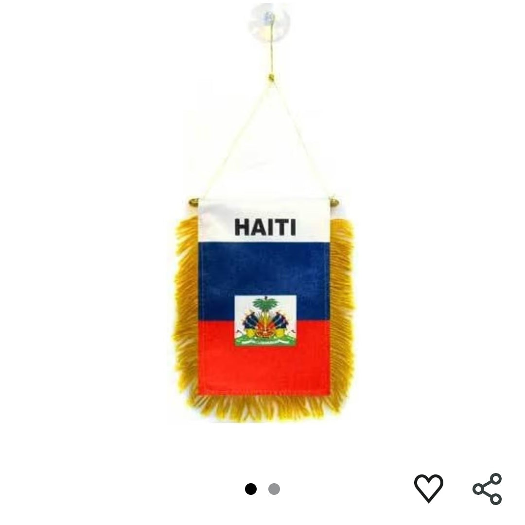 Fanion voiture Haïti