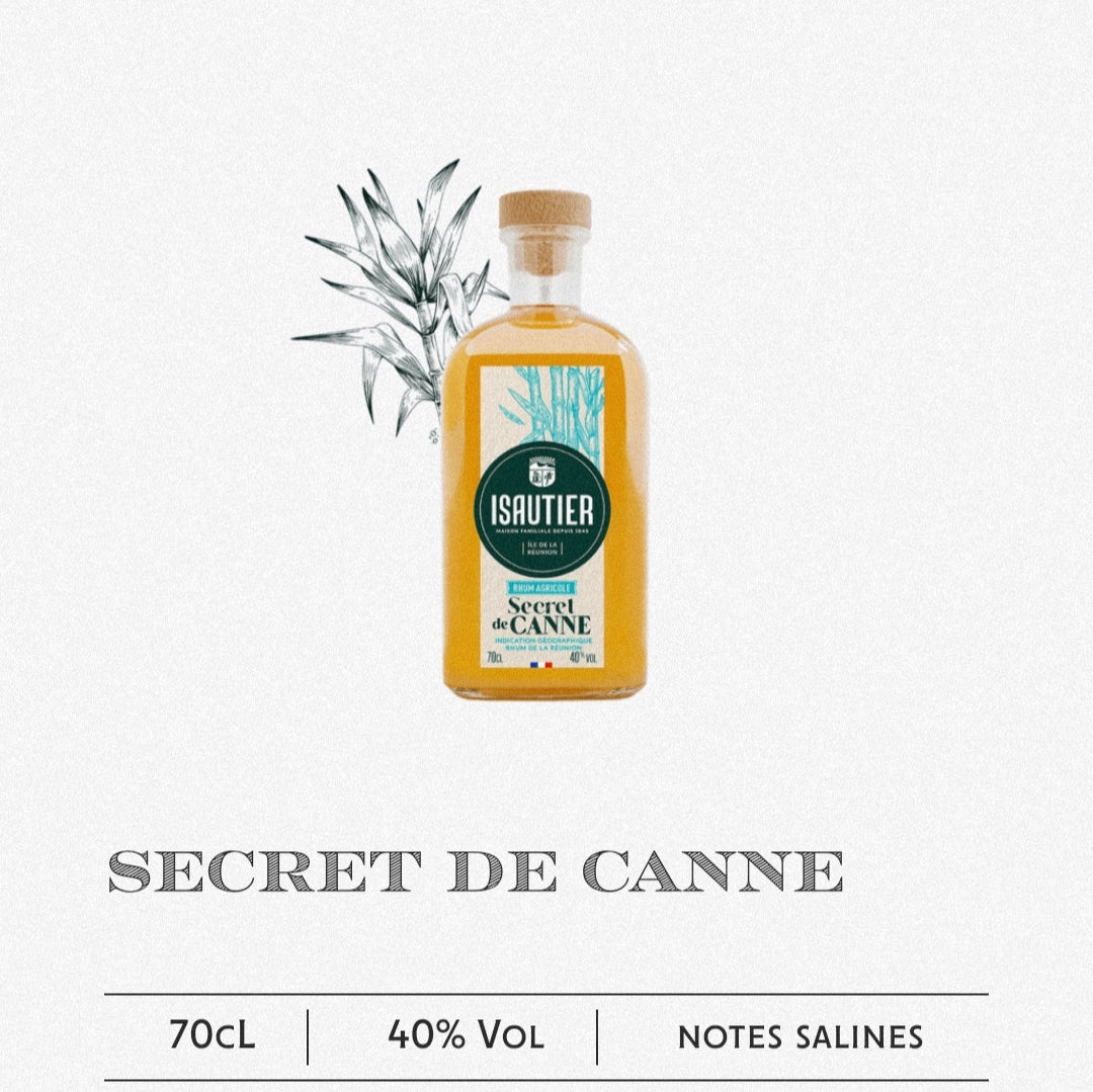 Rhum ambré Isautier Secret de canne 40°