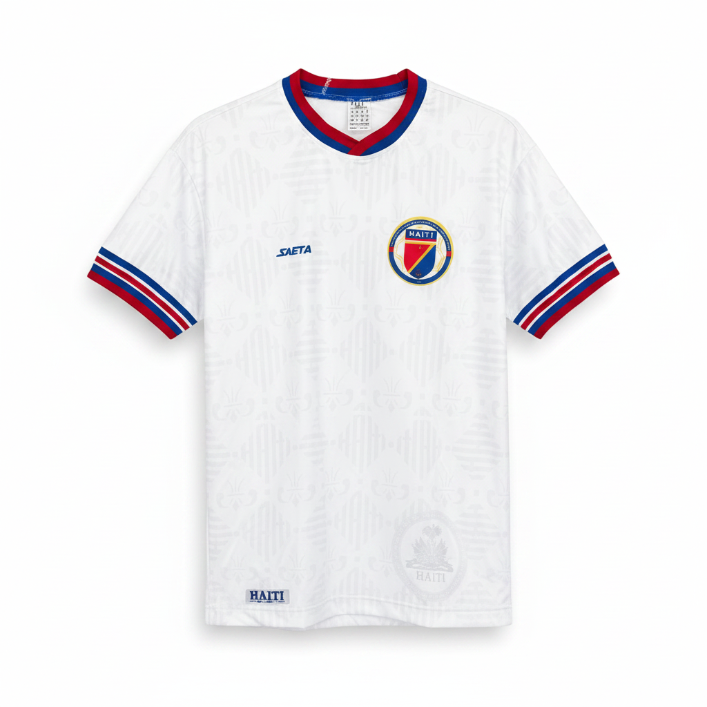 Maillot Supporter Haïti Coupe du Monde 2026 Blanc