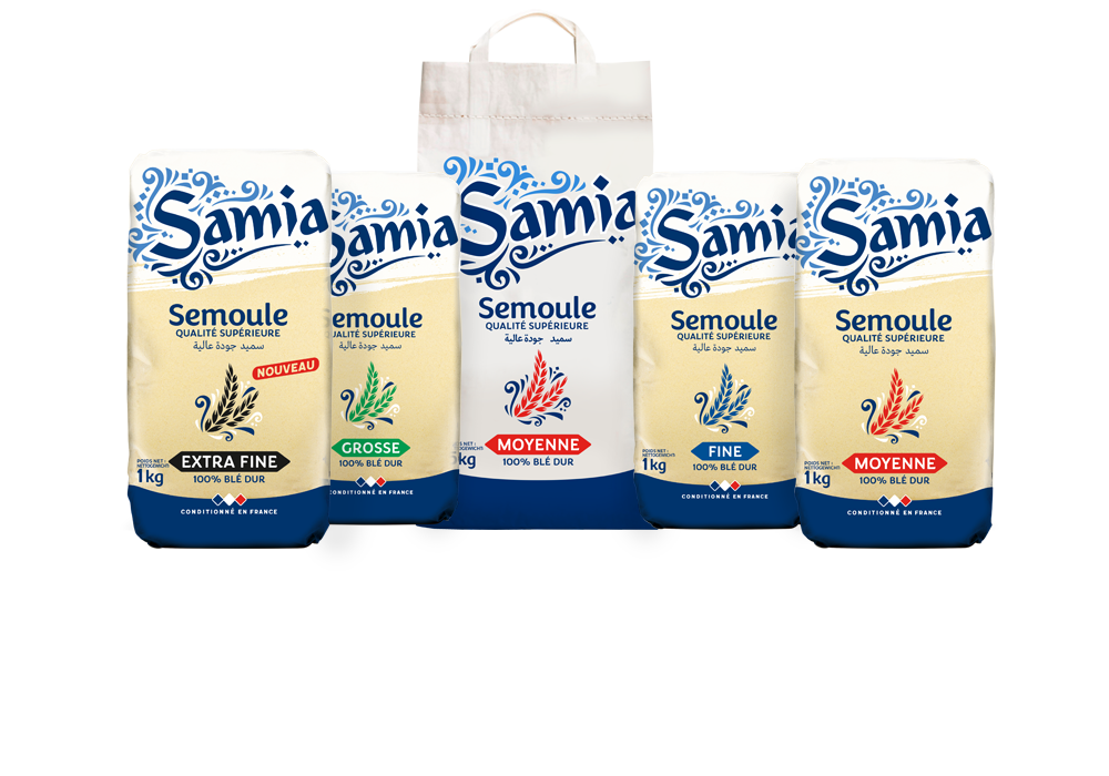 Semoule Samia 1kg Qualité supérieur