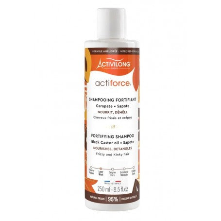 Shampooing fortifiant BLACK CASTOR OIL 250ml (Actiforce) Activilong
